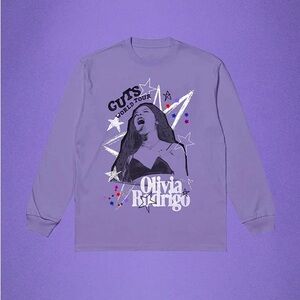 🆕 Olivia Rodrigo GUTS World Tour set list long sleeve